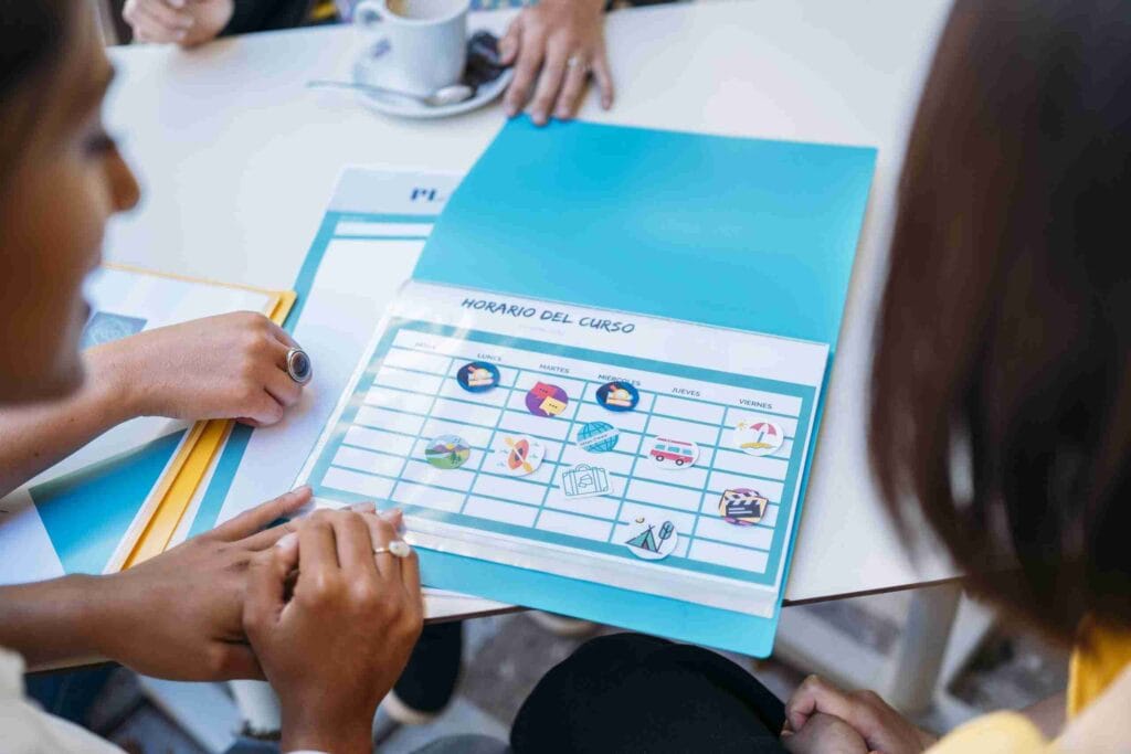 university exchange students organizing weekly scaled 1